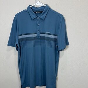 Travis Mathew Men's Blue Polo‎ Shirt
